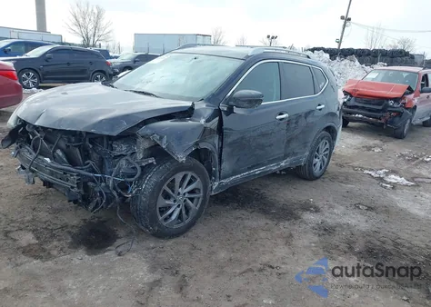 2016 Nissan Rogue Sl from USA, damaged, VIN 5N1AT2MV4GC744198